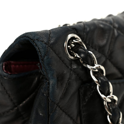 Chanel Washed Lambskin Quilted Maxi Single Flap Black 15 of 15