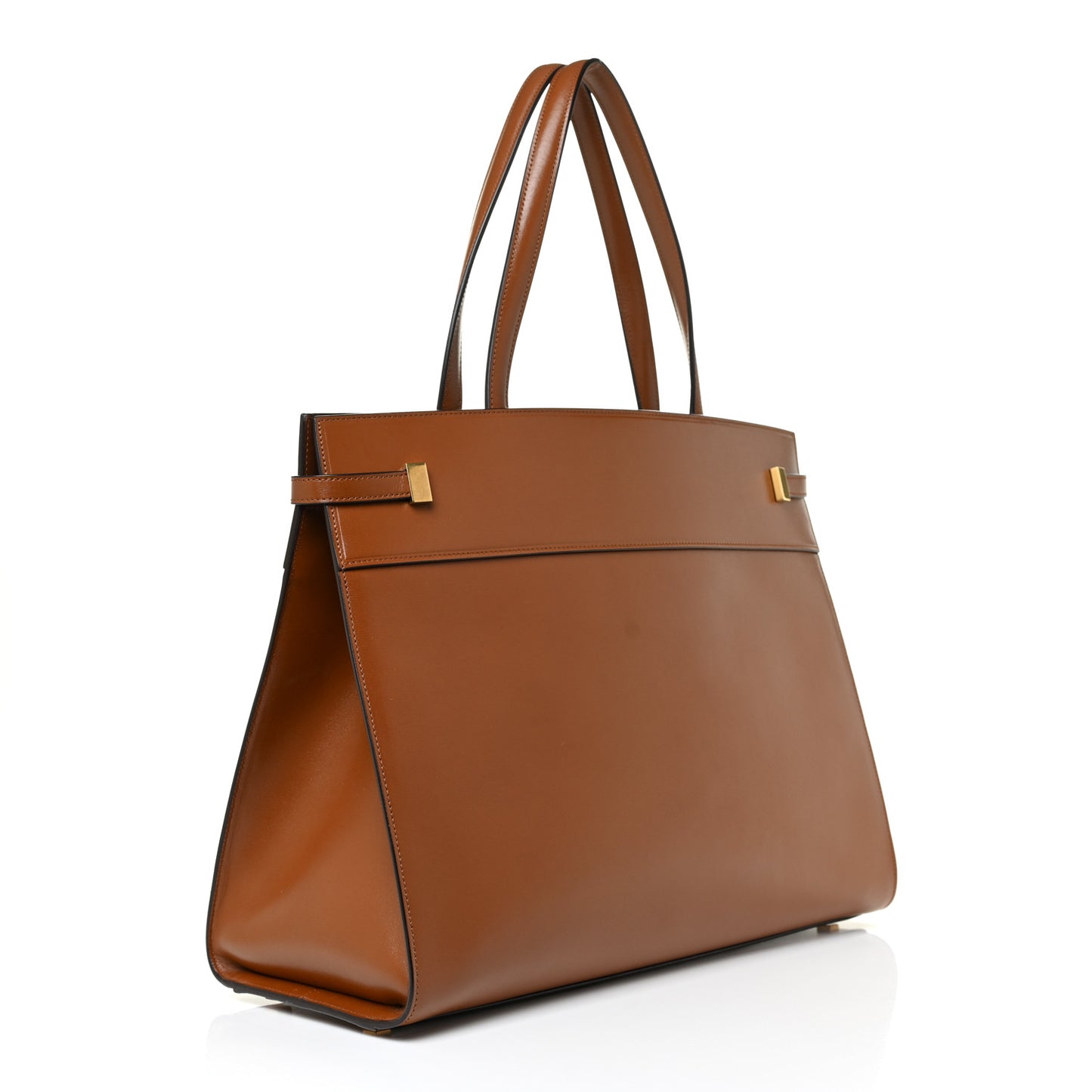 Calfskin Small Manhattan Shopper Tote Brick