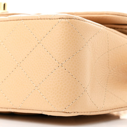 Chanel Caviar Quilted Small Double Flap Beige 10 of 14