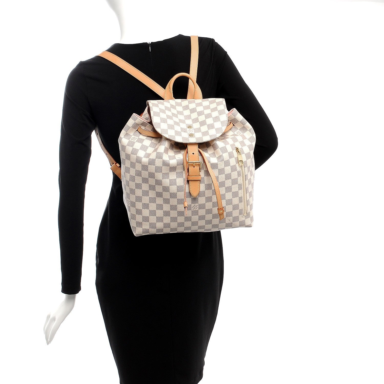 Louis Vuitton Damier Azur Sperone Backpack 2 of 11
