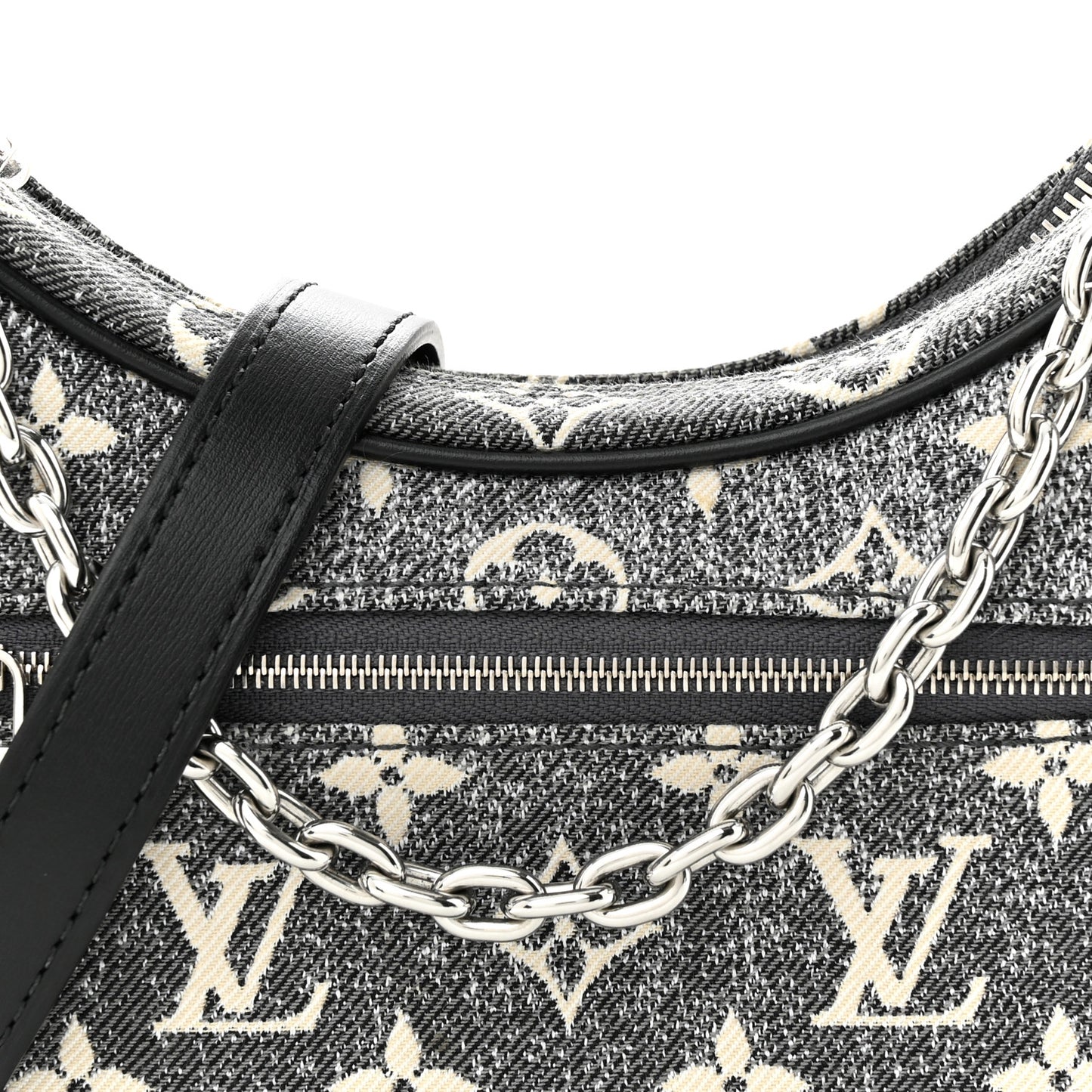 Monogram Jacquard Denim Loop Black