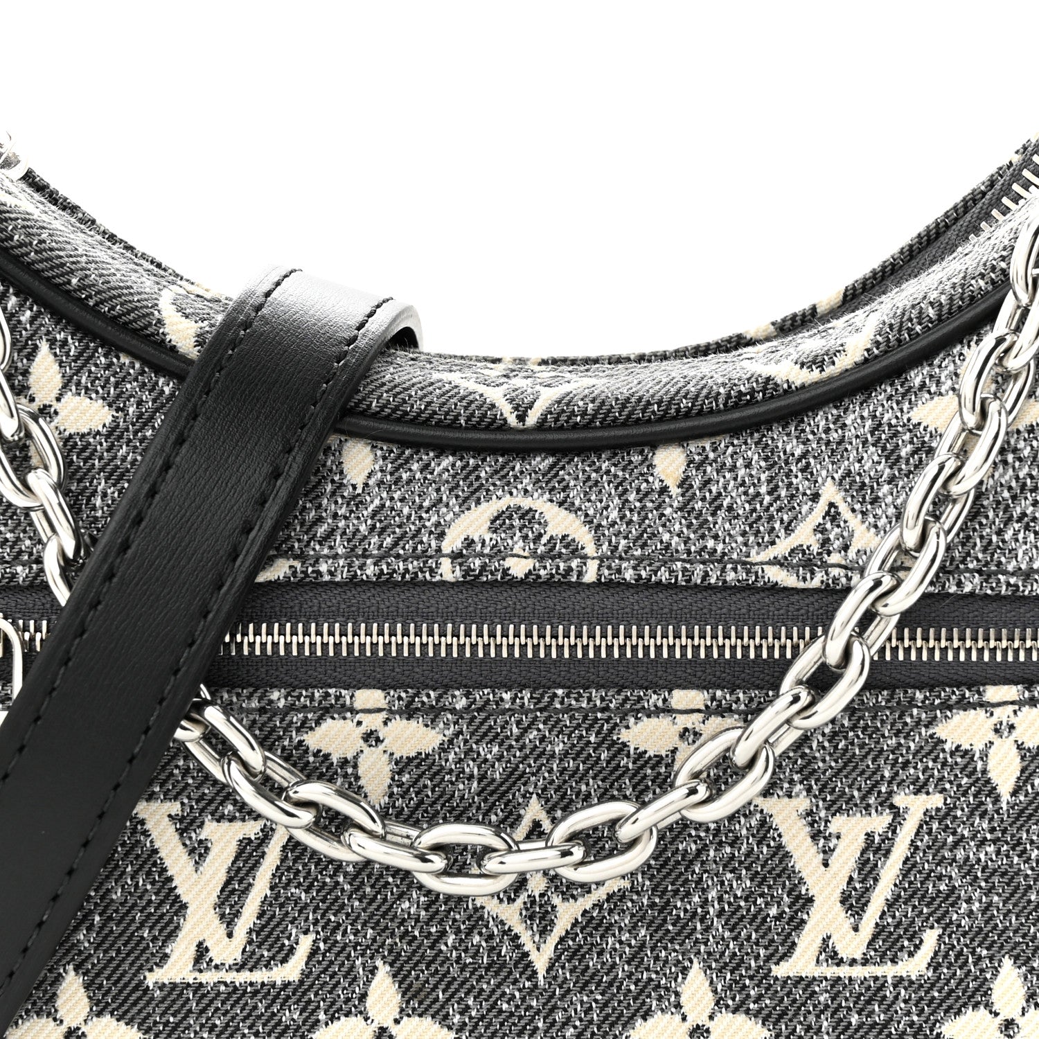 Louis Vuitton Monogram Jacquard Denim Loop Black 7 of 9