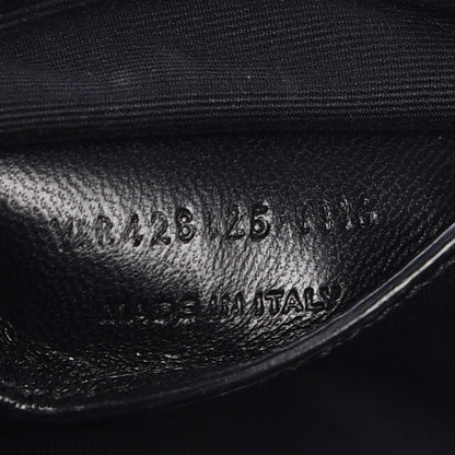 Saint Laurent Sheepskin Tri-Quilt Monogram Medium College Bag Black 8 of 9