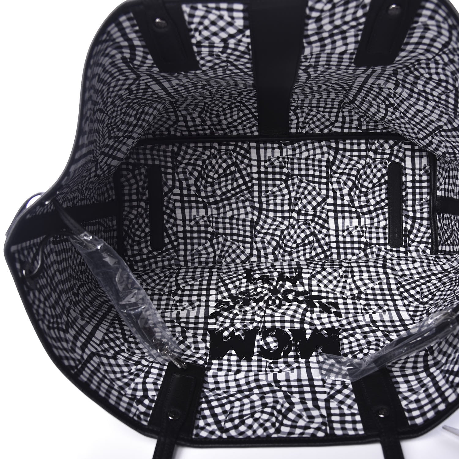 MCM Visetos Large Liz Reversible Shopper Tote Black 5 of 19