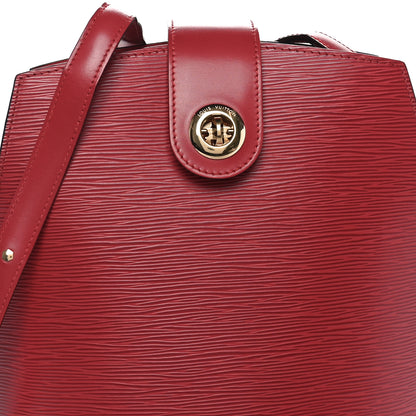 Louis Vuitton Epi Cluny Castillan Red 5 of 10