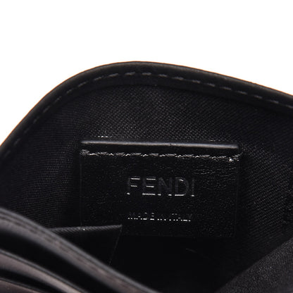Fendi Vitello Century Monster Eyes Card Holder Black 6 of 7