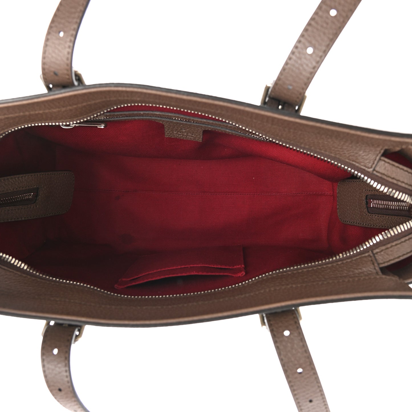 GG Supreme Monogram Small Tote Bag Beige Ebony