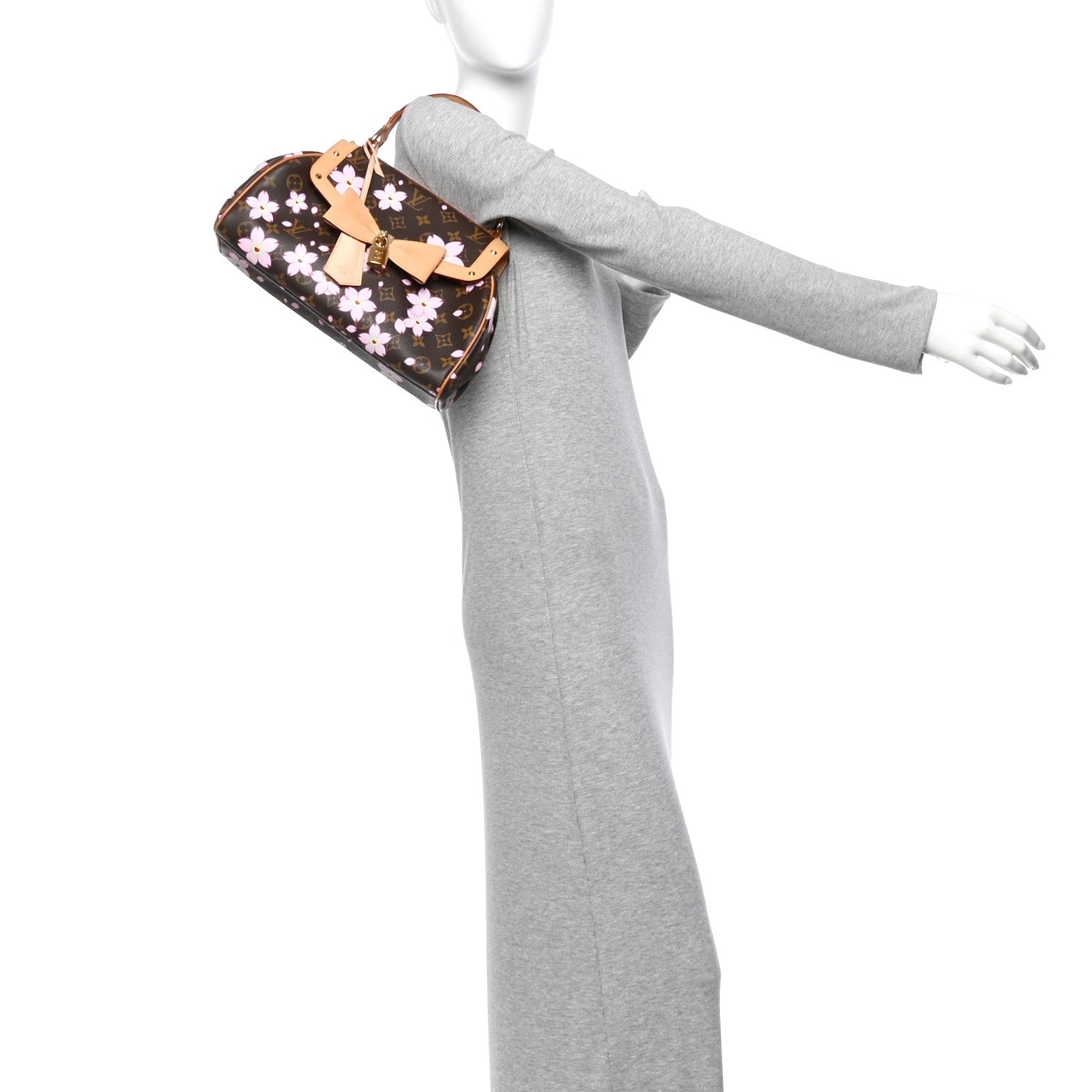 Louis Vuitton Monogram Cherry Blossom Sac Retro Bag Brown 2 of 10