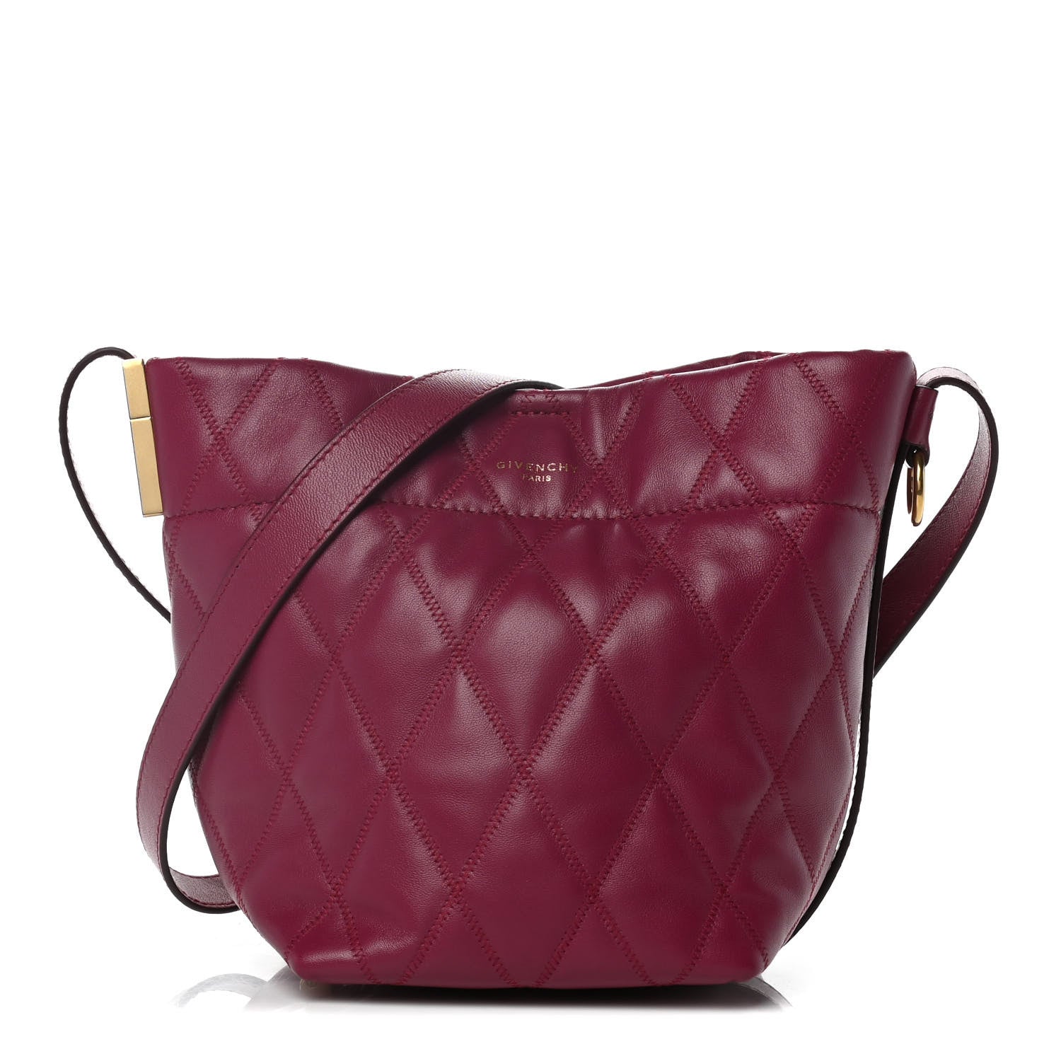 Givenchy Lambskin Quilted Mini GV Bucket Bag Orchid Purple 1 of 13