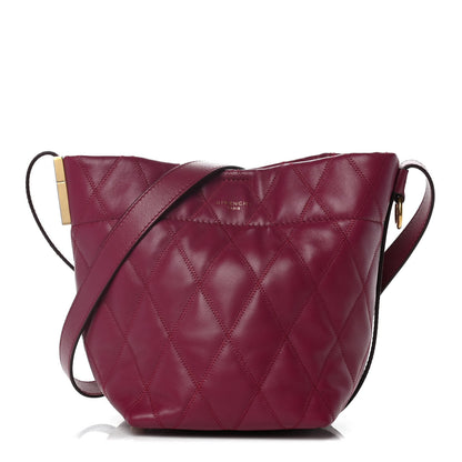 Givenchy Lambskin Quilted Mini GV Bucket Bag Orchid Purple 1 of 13