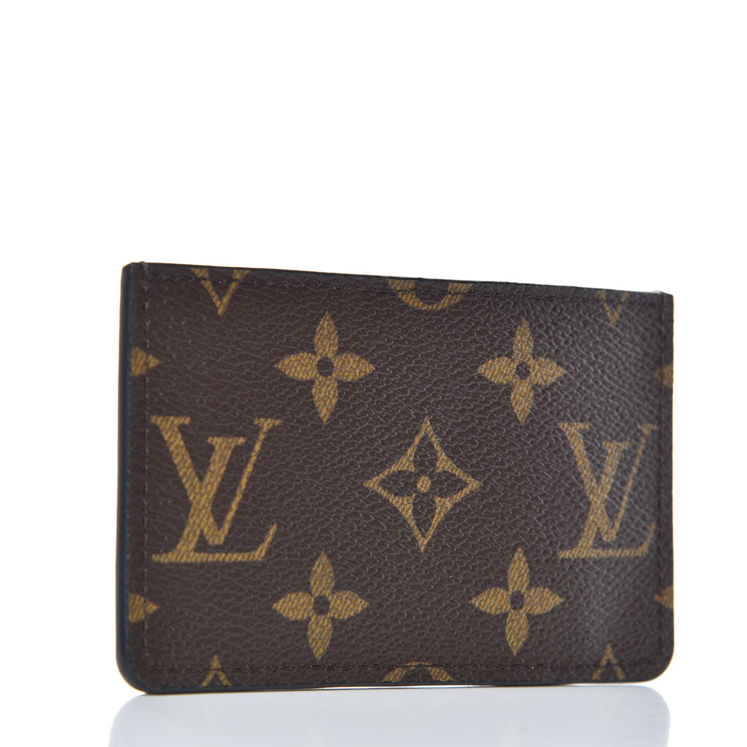 Louis Vuitton Monogram Calfskin Kimono Card Holder Black 3 of 7