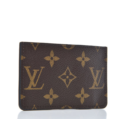 Louis Vuitton Monogram Calfskin Kimono Card Holder Black 3 of 7