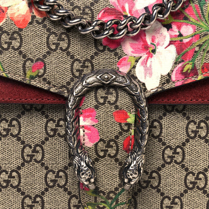 Gucci GG Supreme Monogram Blooms Mini Dionysus Shoulder Bag Beige Multicolor Dry Rose 8 of 14