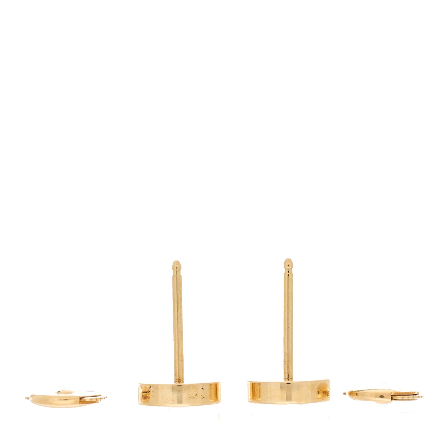 Cartier 18K Yellow Gold LOVE Earrings 3 of 5