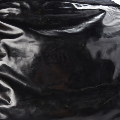 Chanel Vinyl Spirit Drawstring Tote Black 11 of 11