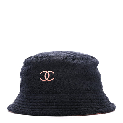 Chanel Cotton Terry Cloth CC Bucket Hat M 1 of 8