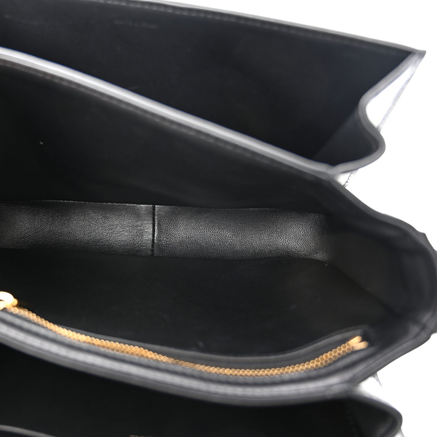 Shiny Calfskin Medium Triomphe Black