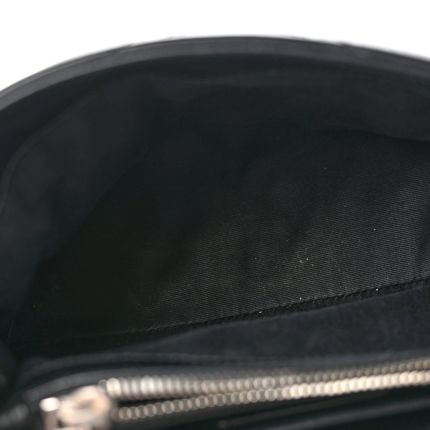 Calfskin Y Quilted Monogram Small Loulou Chain Satchel Black