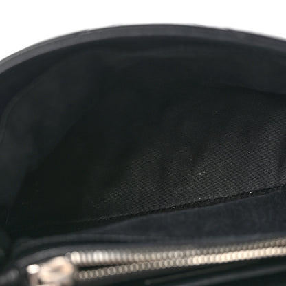 Saint Laurent Calfskin Y Quilted Monogram Small Loulou Chain Satchel Black 5 of 12