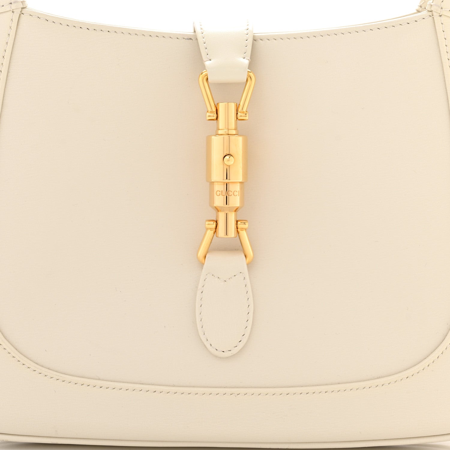 Gucci Boarded Dyana Lux Calfskin Small Jackie 1961 Hobo Mystic White 8 of 11