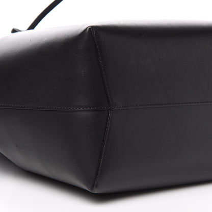 Mansur Gavriel Vegetable Tanned Calfskin Bucket Bag Black Flamma 11 of 14