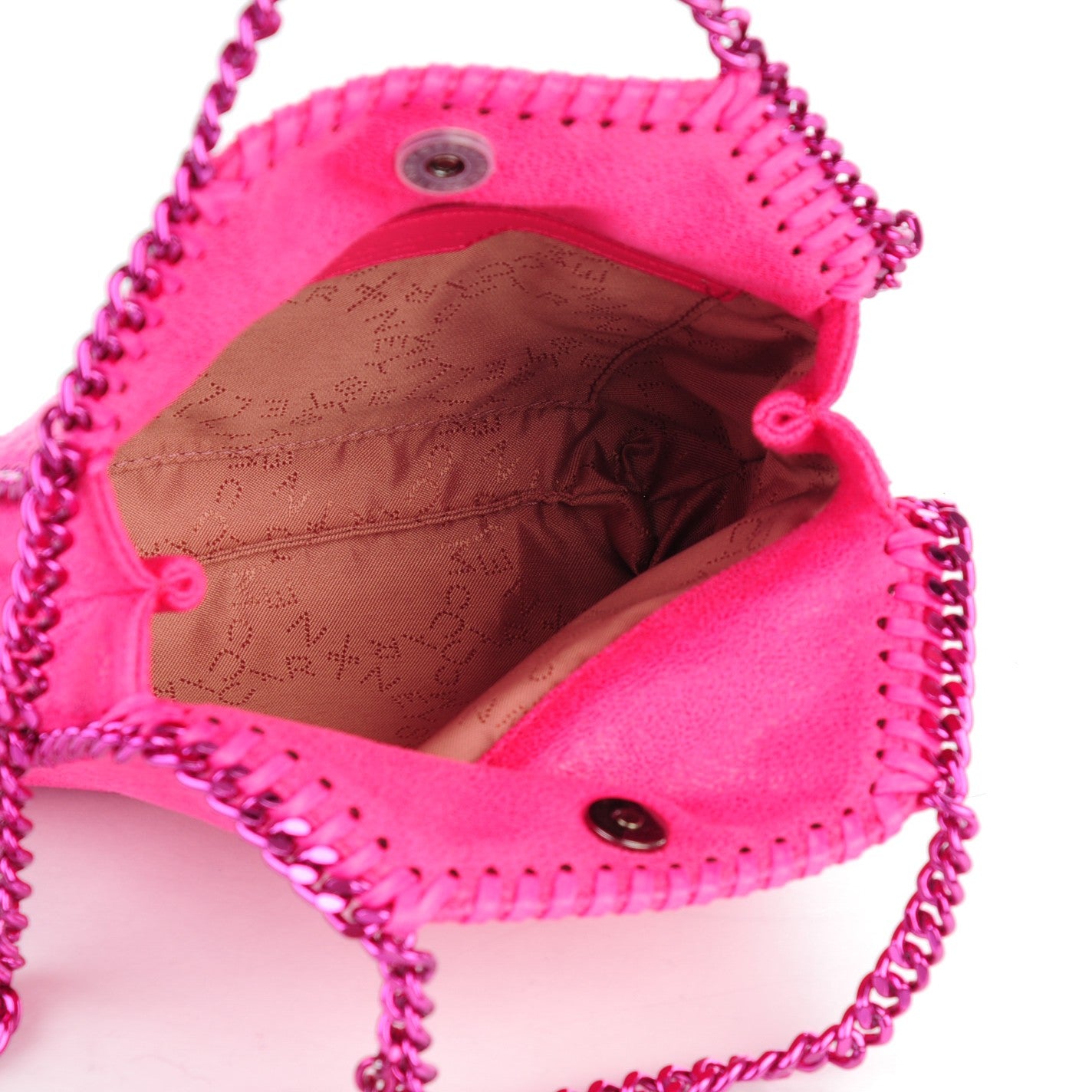 Stella McCartney Shaggy Deer Tiny Falabella Tote Hot Pink 5 of 8