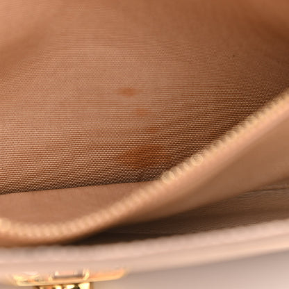 Salvatore Ferragamo Calfskin Clutch Beige 12 of 13