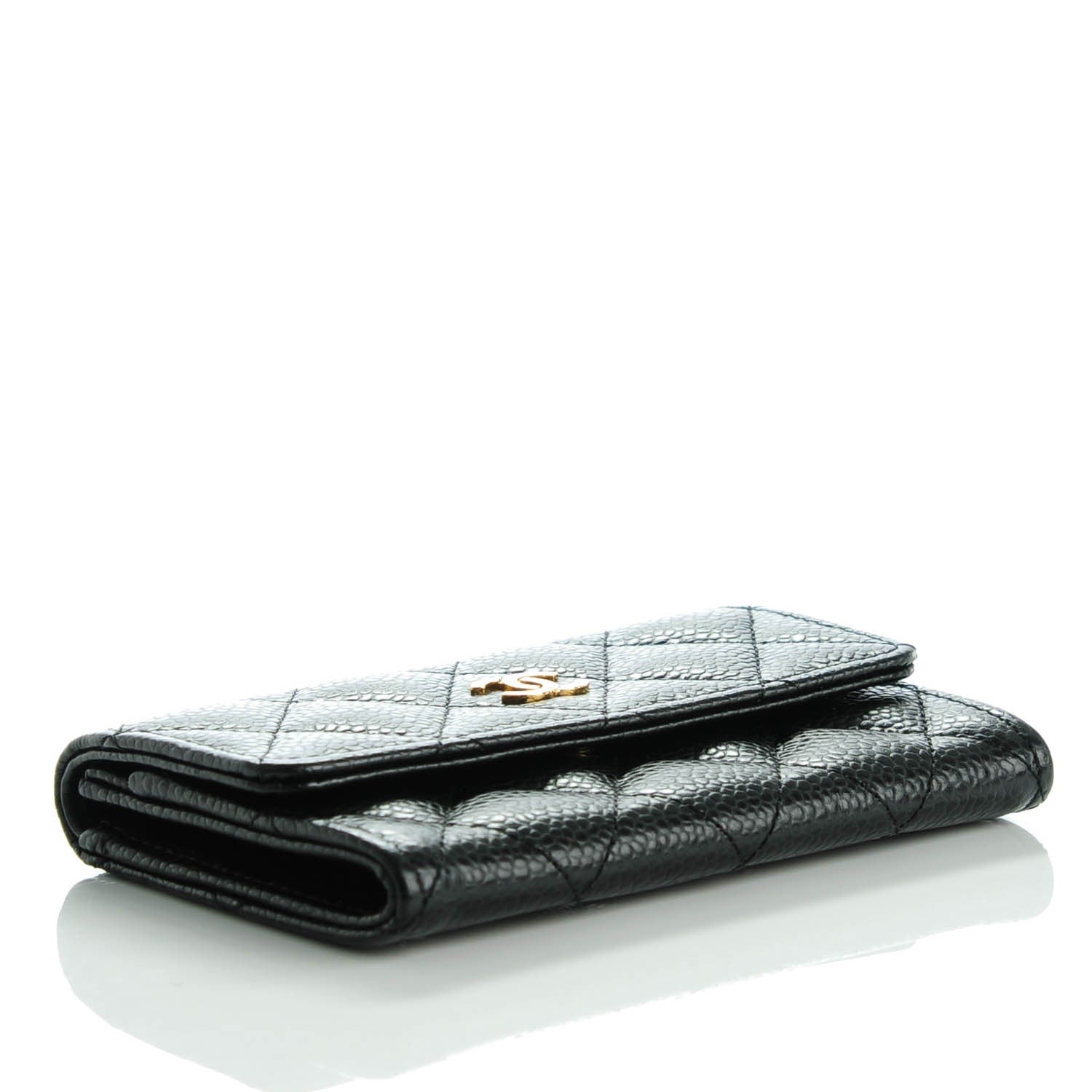 Chanel Caviar Quilted Flap Card Holder Black 4 of 8