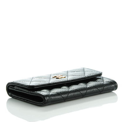 Chanel Caviar Quilted Flap Card Holder Black 4 of 8