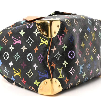 Louis Vuitton Monogram Multicolor Speedy 30 Black 8 of 9