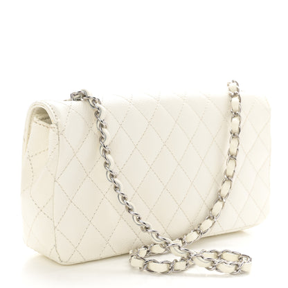 Chanel Caviar Quilted East West Flap White 2 of 13