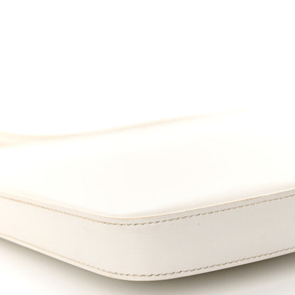 Celine Shiny Calfskin Medium Croque Bag Artic White 8 of 9