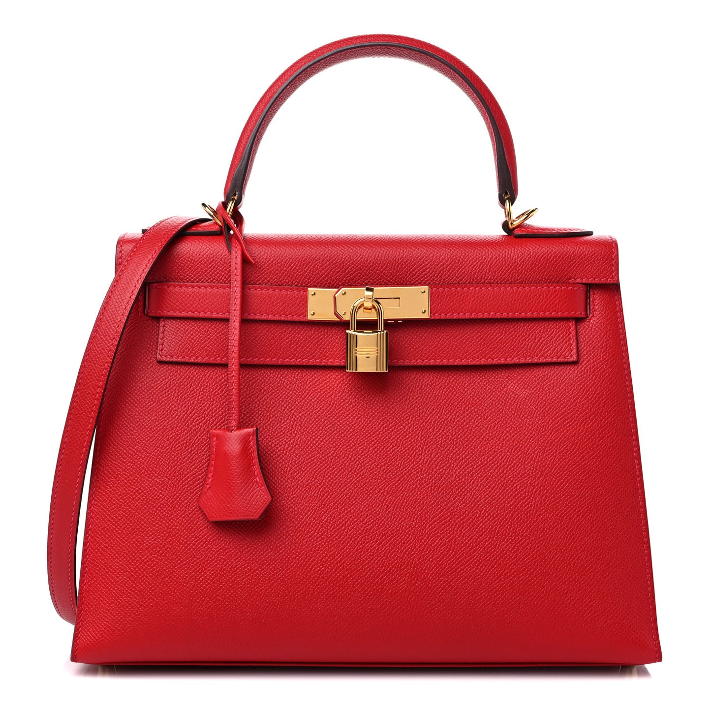 Epsom Kelly Sellier 28 Rouge Casaque