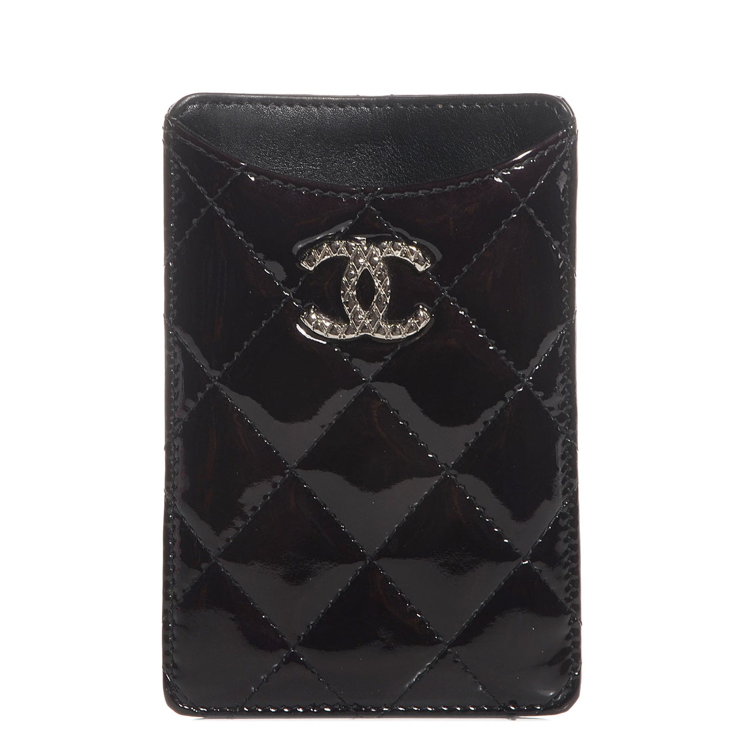 Patent Quilted Brilliant iPhone 4 Case Black