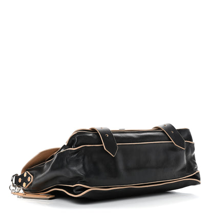 Proenza Schouler Lambskin 2 Tone Medium PS1 Satchel Black Sorbet 3 of 6