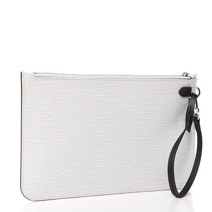 Louis Vuitton Epi Neverfull Pochette MM GM White 2 of 7