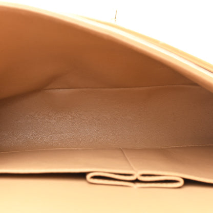 Chanel Lambskin Quilted Medium Double Flap Beige 4 of 11