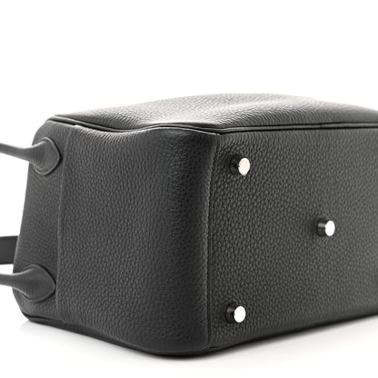 Hermes Taurillon Clemence Lindy 26 Black 9 of 12