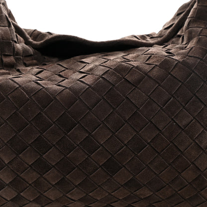 Bottega Veneta Suede Intrecciato Small Hop Fondant 15 of 19