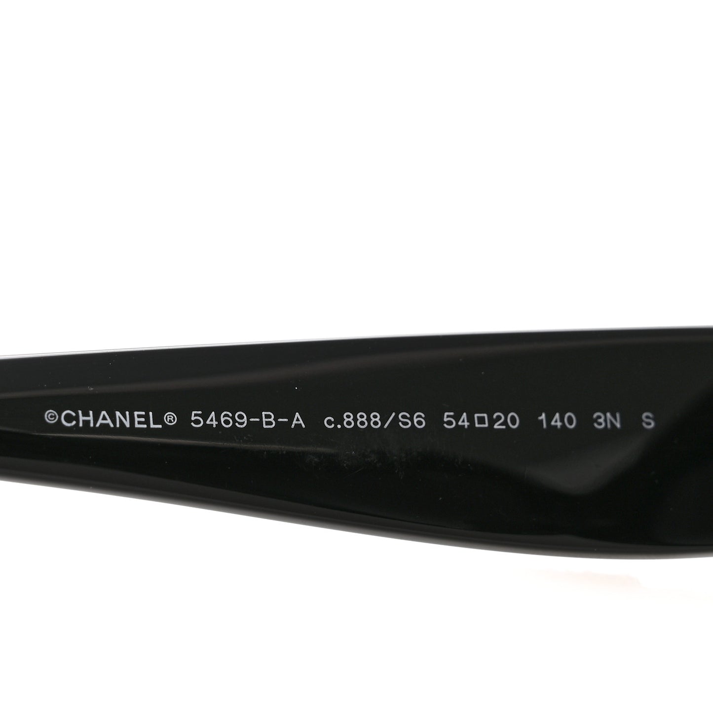 Acetate Polarized Oval CC Sunglasses 5469-B-A Black