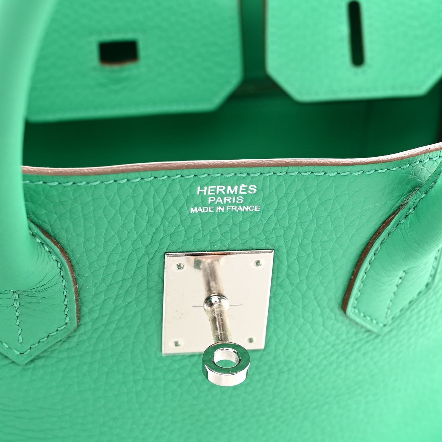 Taurillon Clemence Birkin 30 Menthe