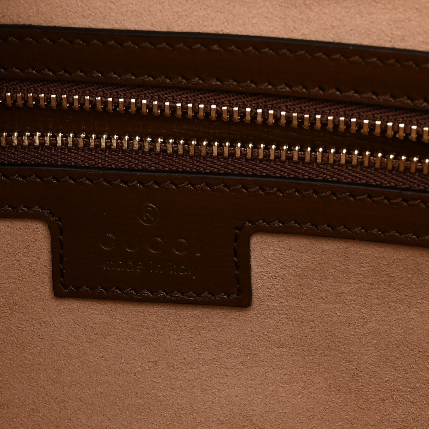 GG Supreme Monogram Azalea Calfskin Web Medium Jackie 1961 Hobo Beige Ebony Brown Sugar