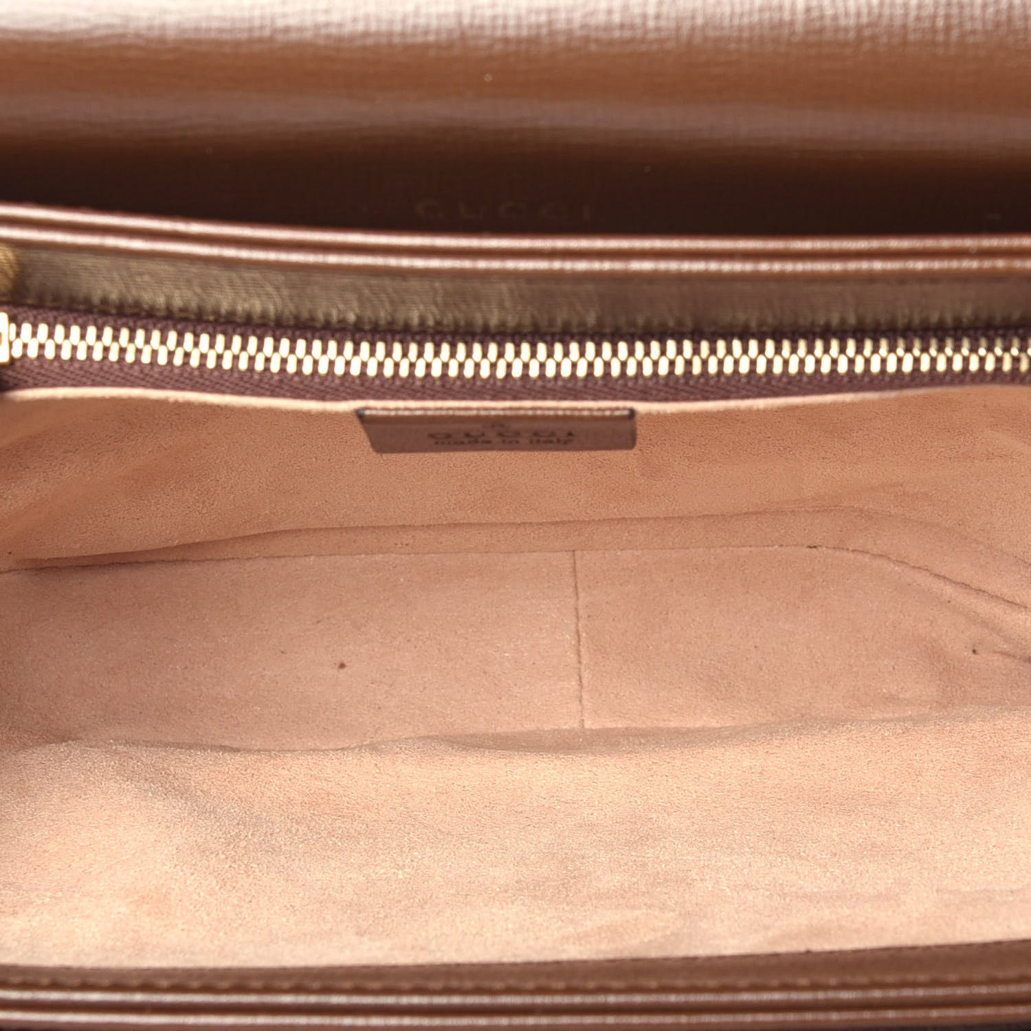 Gucci GG Supreme Monogram Horsebit 1955 Shoulder Bag Beige Brown Sugar 8 of 17