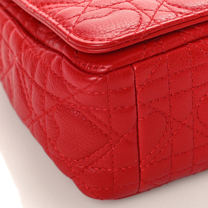 Christian Dior Calfskin Cannage Dioramour Small Caro Bag Bright Red 7 of 8