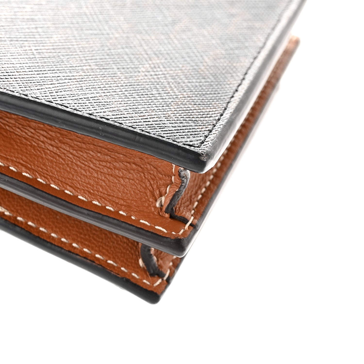 Celine Triomphe Canvas Business Card Holder Tan 9 of 11