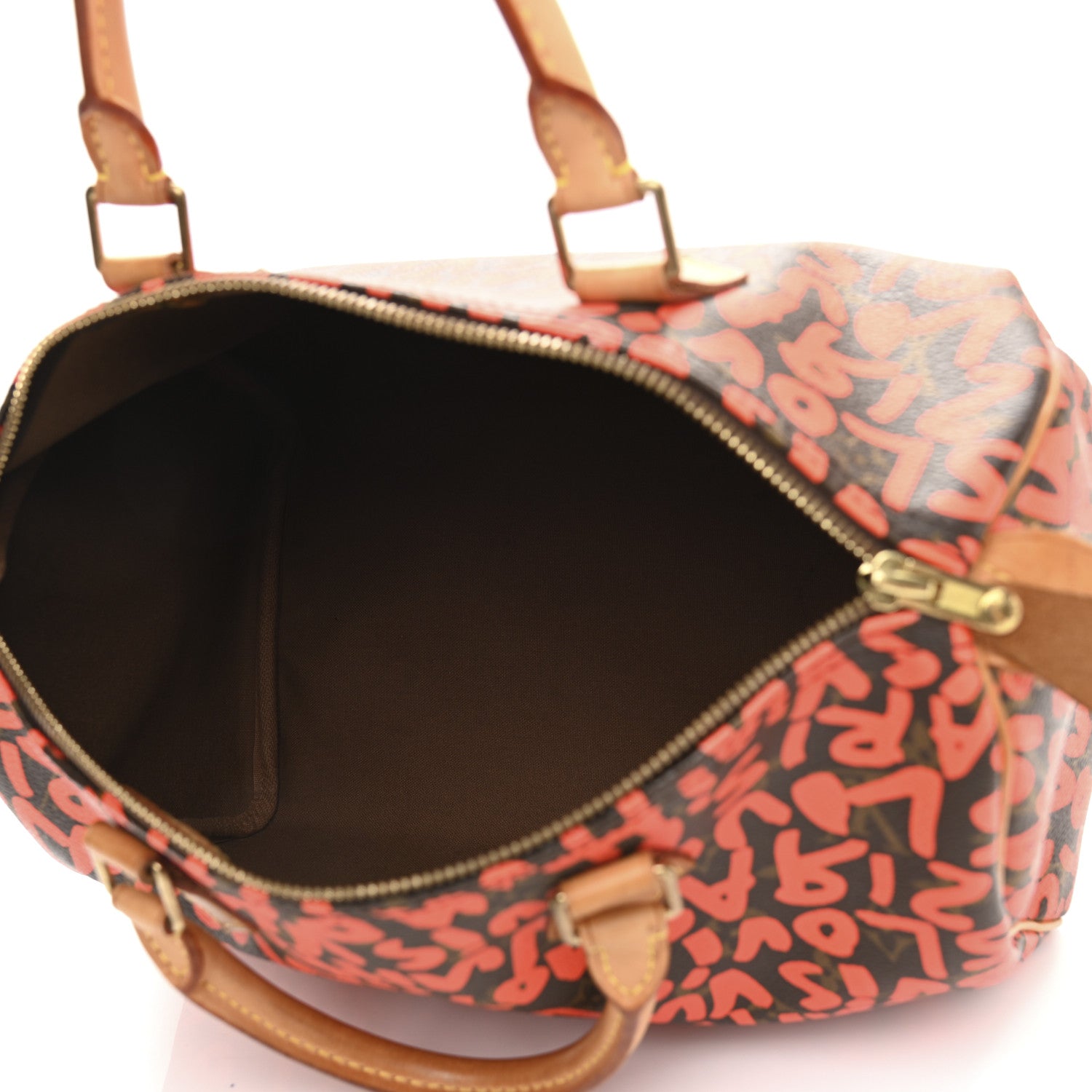 Louis Vuitton Monogram Graffiti Speedy 30 Orange 4 of 12