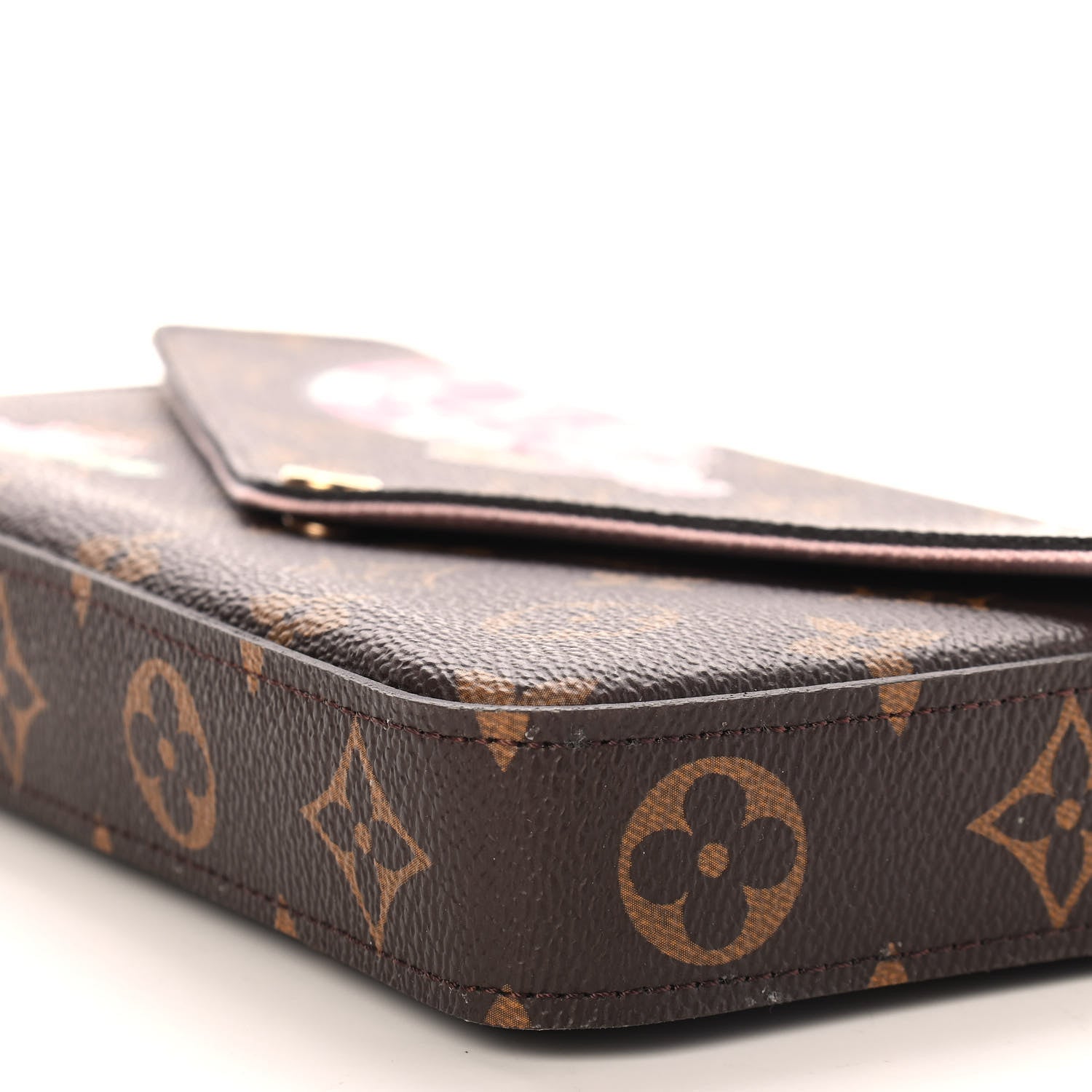 Louis Vuitton Monogram My LV World Tour Pochette Felicie Chain Wallet Rose Ballerine 10 of 10