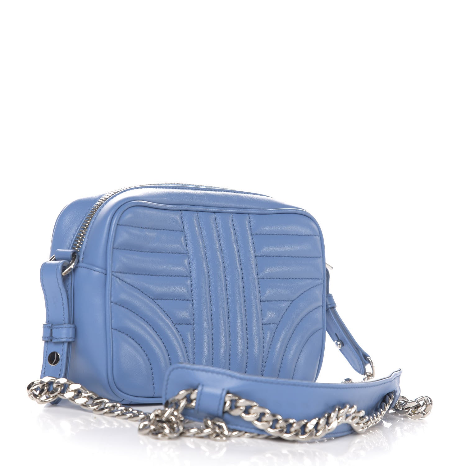 Prada Soft Calfskin Diagramme Crossbody Bag Mare 2 of 9