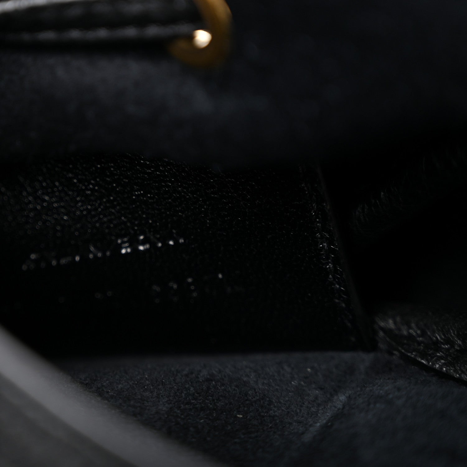 Saint Laurent Grained Calfskin Paris VII Mini Flat Hobo Black Black 7 of 12
