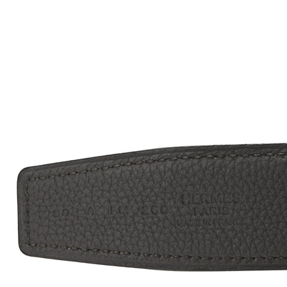Hermes Box Togo 32mm Pegase H Belt 90 36 Black Etain 7 of 9
